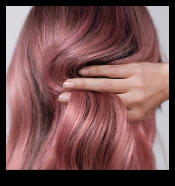 זוהר רוז גולד: השגת צבע שיער ורוד מושלם