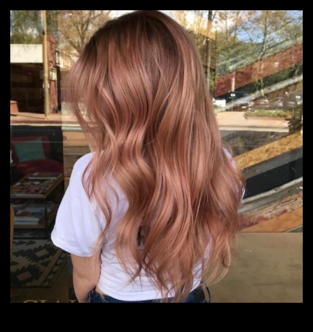 זוהר רוז גולד: השגת צבע שיער ורוד מושלם