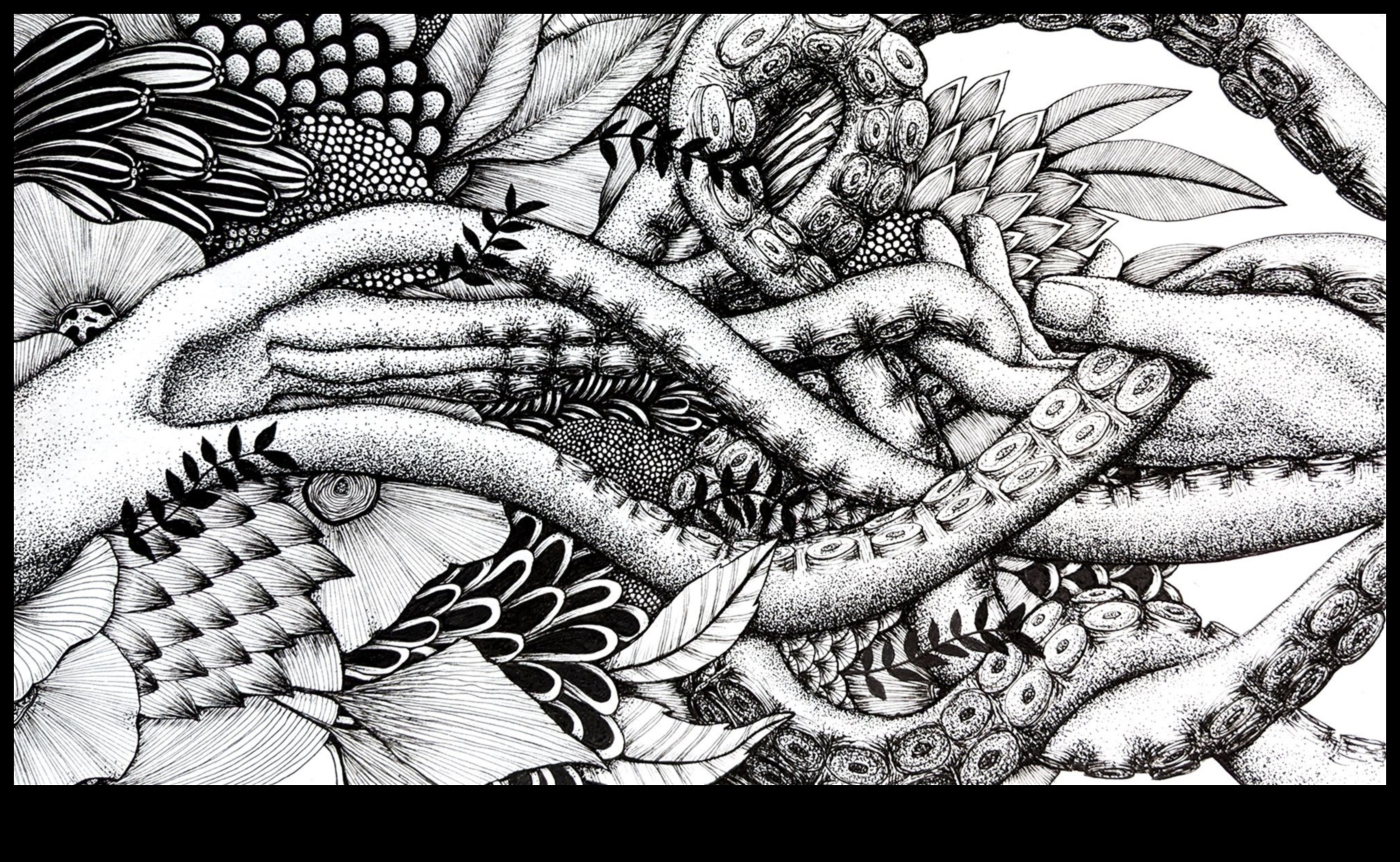 נבכי הדיו: טכניקות לעבודת קו מפורטת