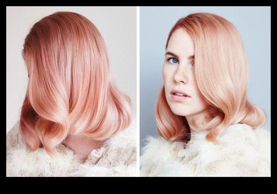 זוהר רוז גולד: השגת צבע שיער ורוד מושלם