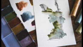 יצירה עם אבקת צבעי מים: השגת אפקטים ייחודיים ועדינים